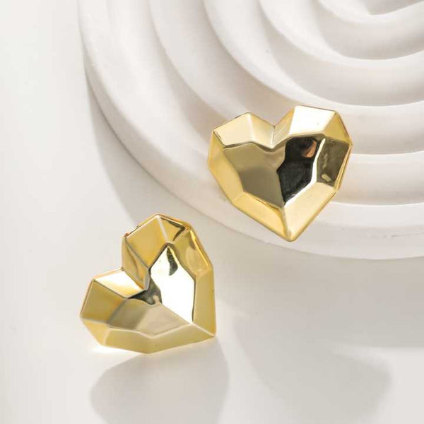 Sweetheart Everyday Earrings – Heart Shape | Anti-Tarnish | Daily Wear