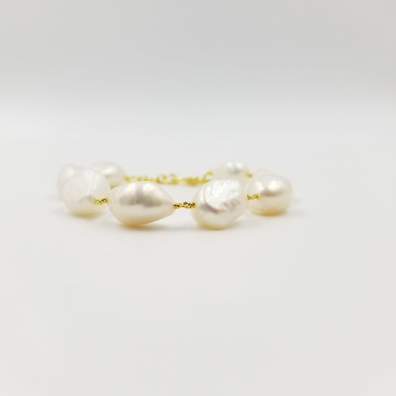 Elegant Pearl Harmony Multistrand Bracelet